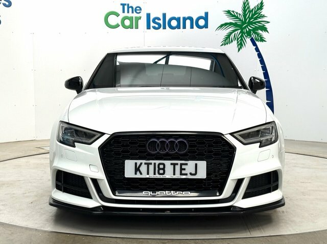 Audi A3 Tfsi S Line Saloon KT18TEJ White #2