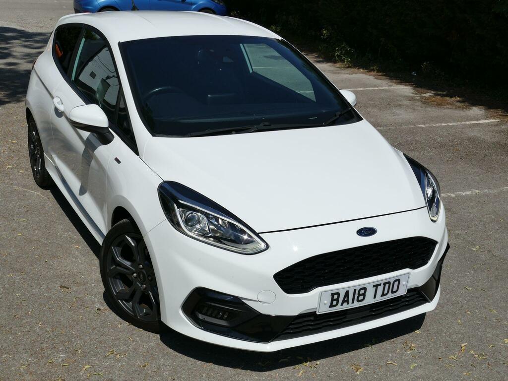 Ford Fiesta St-line X White #6