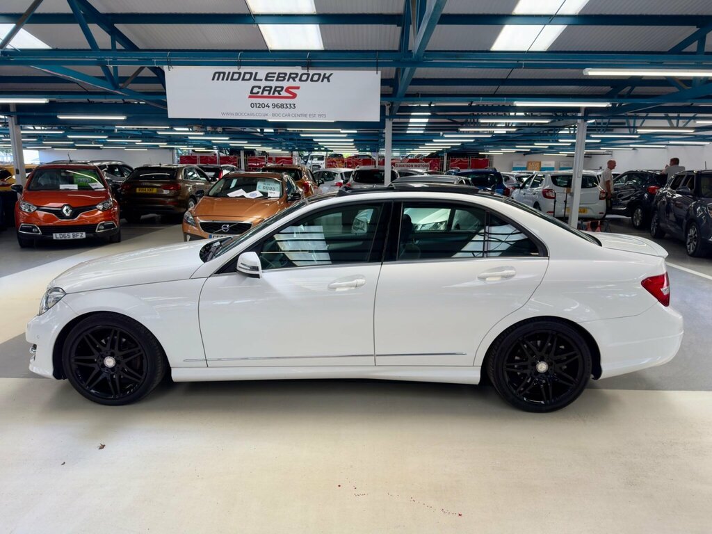 Mercedes-Benz C Class 2.1 C250 Cdi Amg Sport Plus G-tronic Euro 5 Ss DK14ZFO White #6
