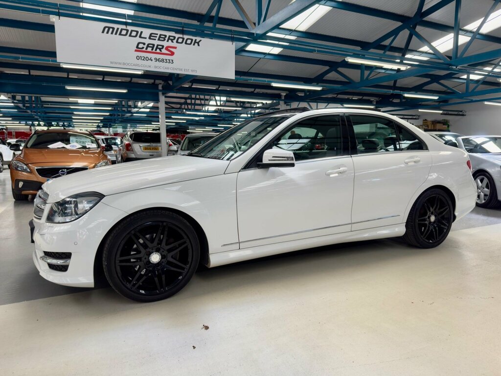 Mercedes-Benz C Class 2.1 C250 Cdi Amg Sport Plus G-tronic Euro 5 Ss DK14ZFO White #3