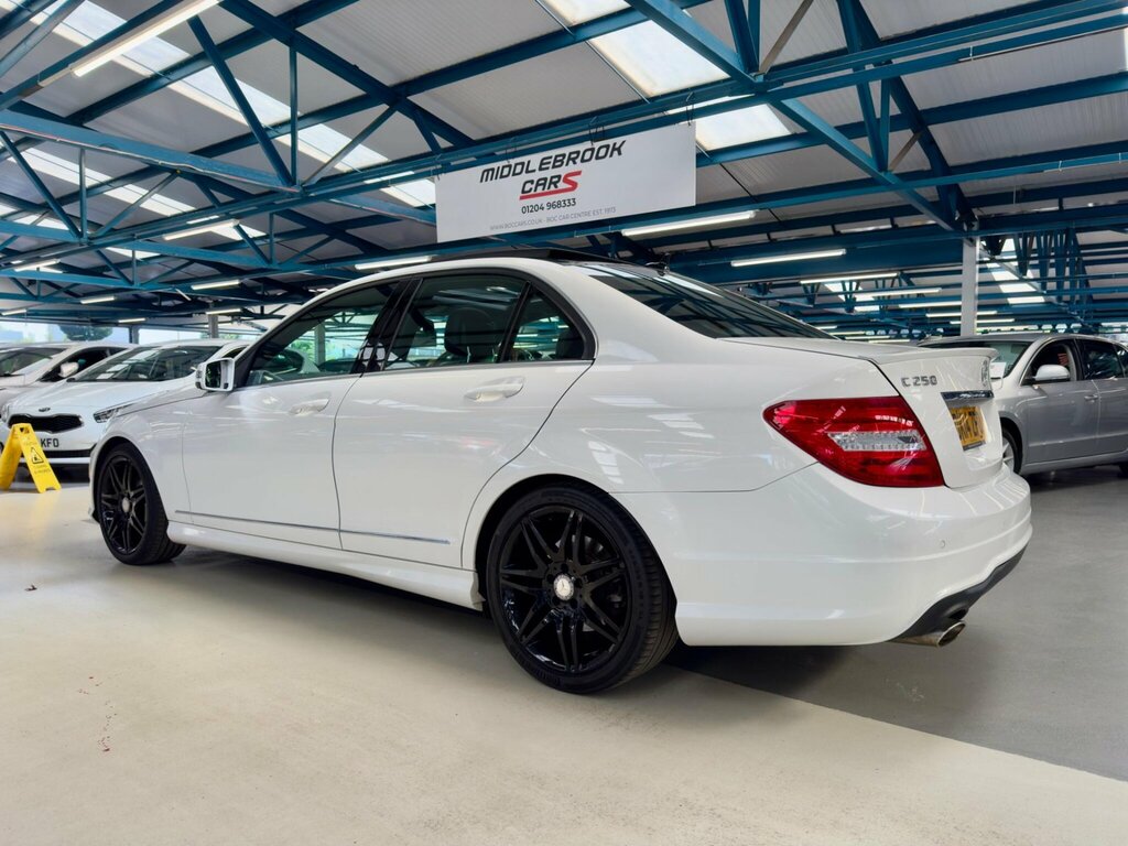 Mercedes-Benz C Class 2.1 C250 Cdi Amg Sport Plus G-tronic Euro 5 Ss DK14ZFO White #5