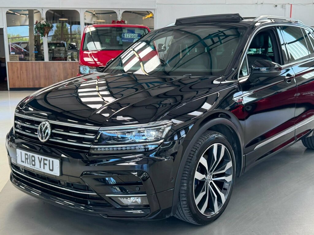 Volkswagen Tiguan 2.0 Tsi R-line Dsg 4Motion Euro 6 Ss Black #4