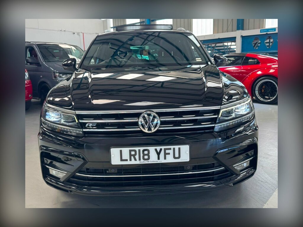 Volkswagen Tiguan 2.0 Tsi R-line Dsg 4Motion Euro 6 Ss Black #3
