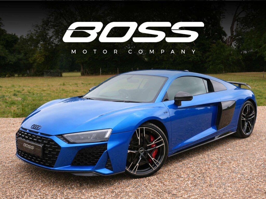 Audi R8 5.2 Fsi V10 Performance Carbon Black Coupe Pet Blue
