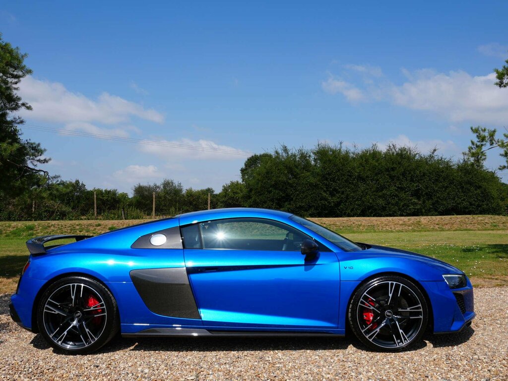 Audi R8 5.2 Fsi V10 Performance Carbon Black Coupe Pet Blue #4