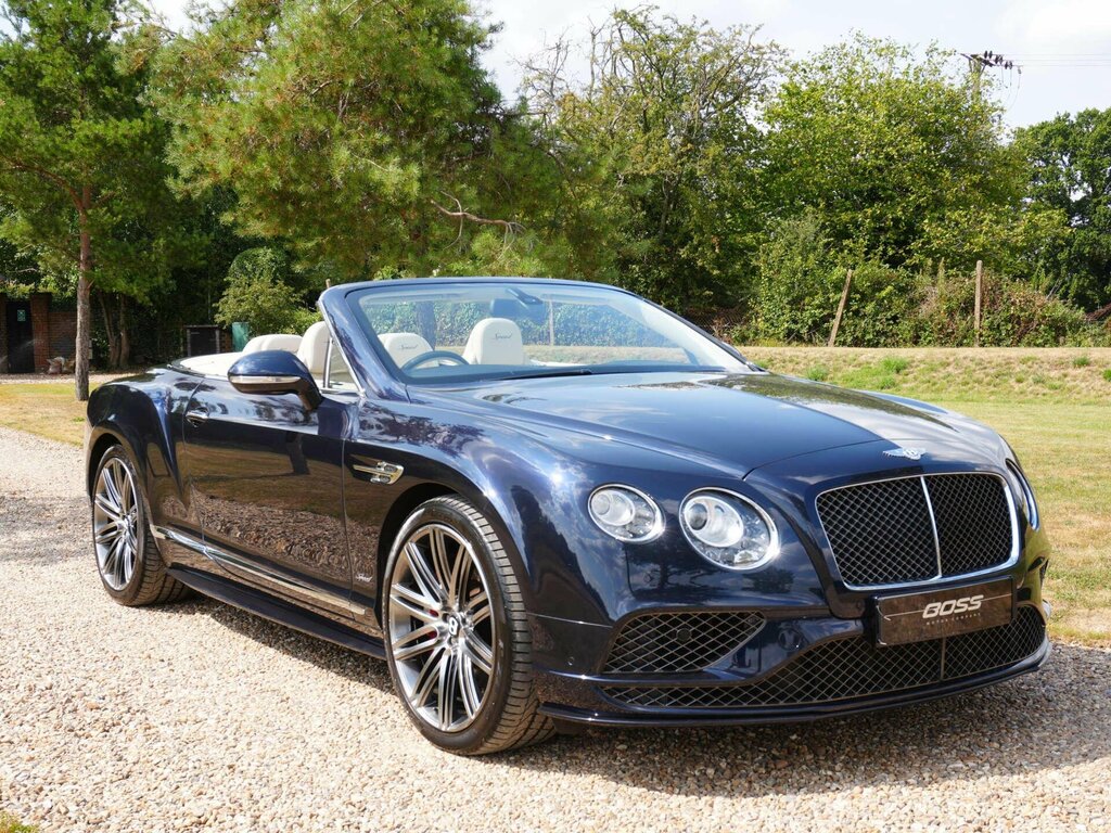 Bentley Continental Gt 6.0 W12 Gtc Speed Convertible 4Wd Blue #2