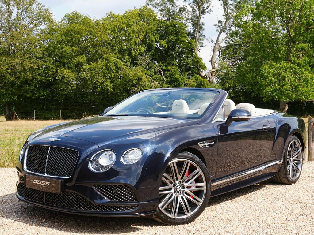 Bentley Continental Gt 6.0 W12 Gtc Speed Convertible 4Wd Blue