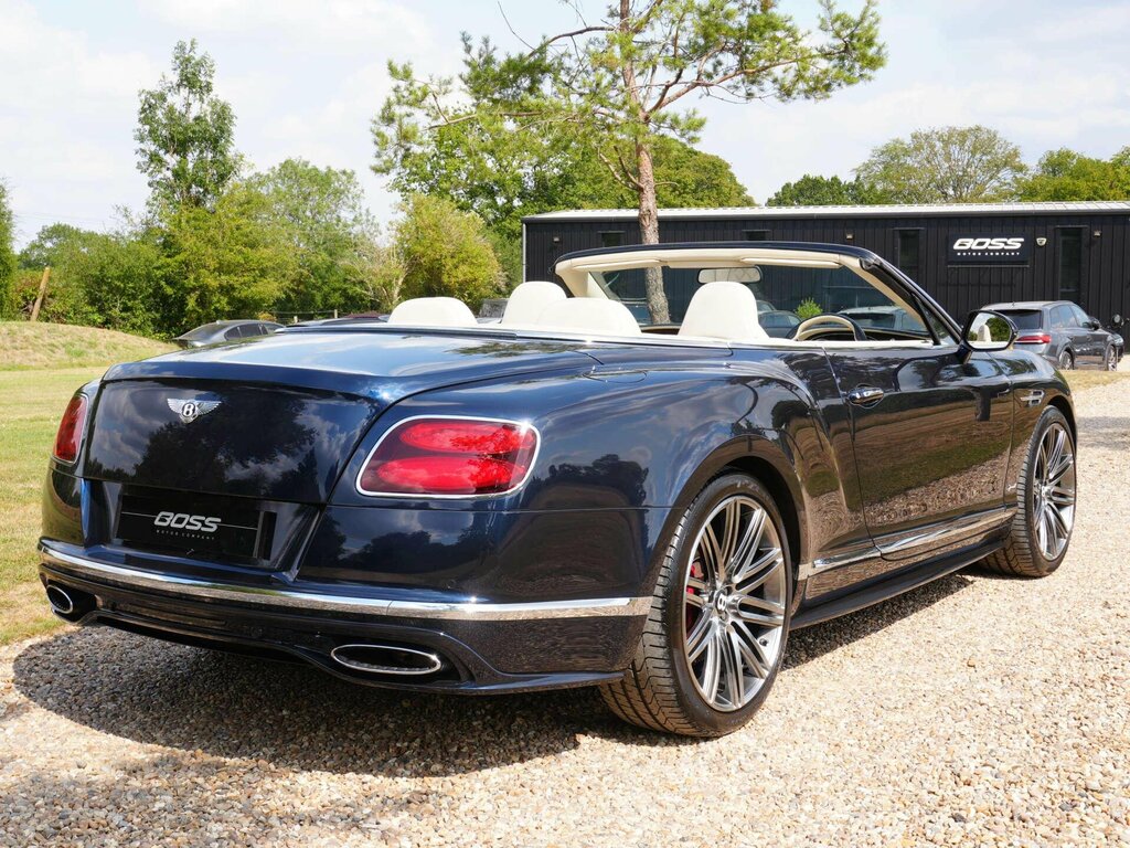 Bentley Continental Gt 6.0 W12 Gtc Speed Convertible 4Wd Blue #4
