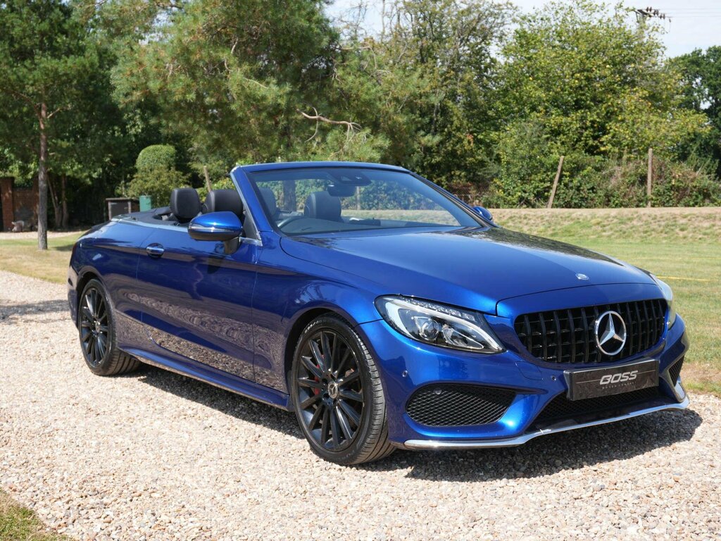 Mercedes-Benz C Class 2.1 C250d Amg Line Cabriolet G-tronic Blue #2