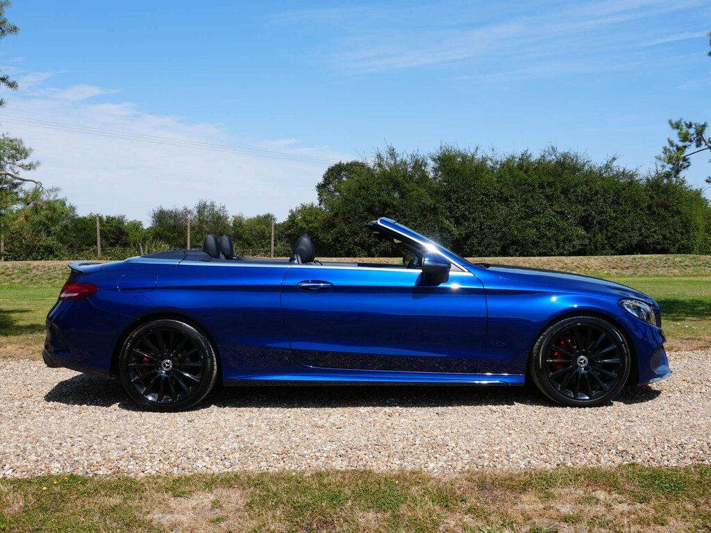 Mercedes-Benz C Class 2.1 C250d Amg Line Cabriolet G-tronic Blue #3