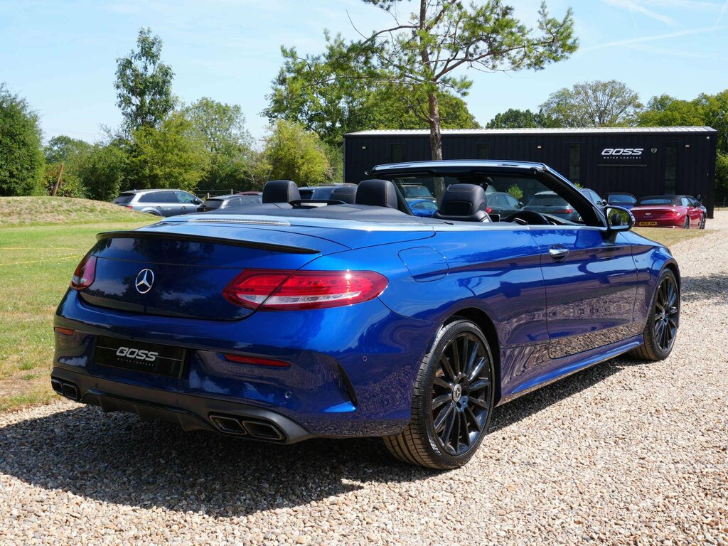 Mercedes-Benz C Class 2.1 C250d Amg Line Cabriolet G-tronic Blue #4