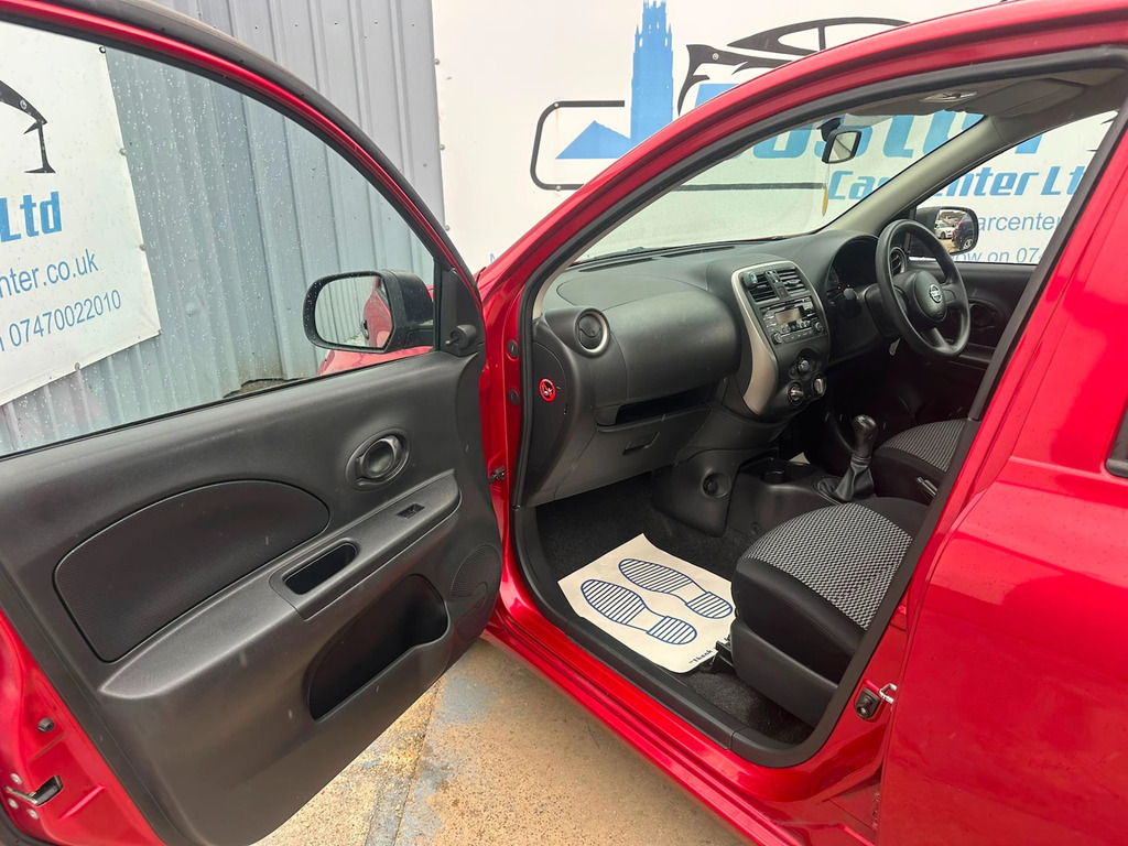 Nissan Micra Hatchback Red #10