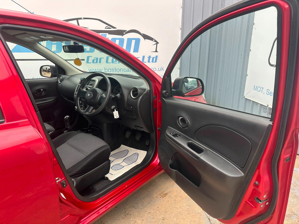Nissan Micra Hatchback Red #6