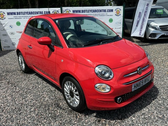 Fiat 500 1.2 Lounge Hatchback Euro 6 S S Pink