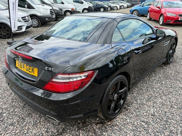 Mercedes-Benz SLK 2.1 Slk250 Cdi Amg Sport Convertible G- VU14GEK Black #6