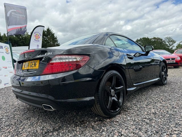 Mercedes-Benz SLK 2.1 Slk250 Cdi Amg Sport Convertible G- VU14GEK Black #5