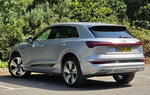 Audi E-Tron S Line 50 Quattro Silver #5