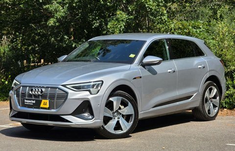 Audi E-Tron S Line 50 Quattro Silver #2