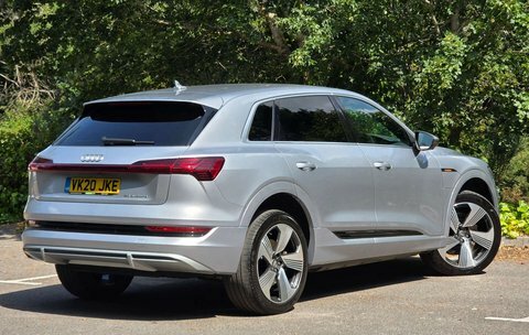 Audi E-Tron S Line 50 Quattro Silver #6