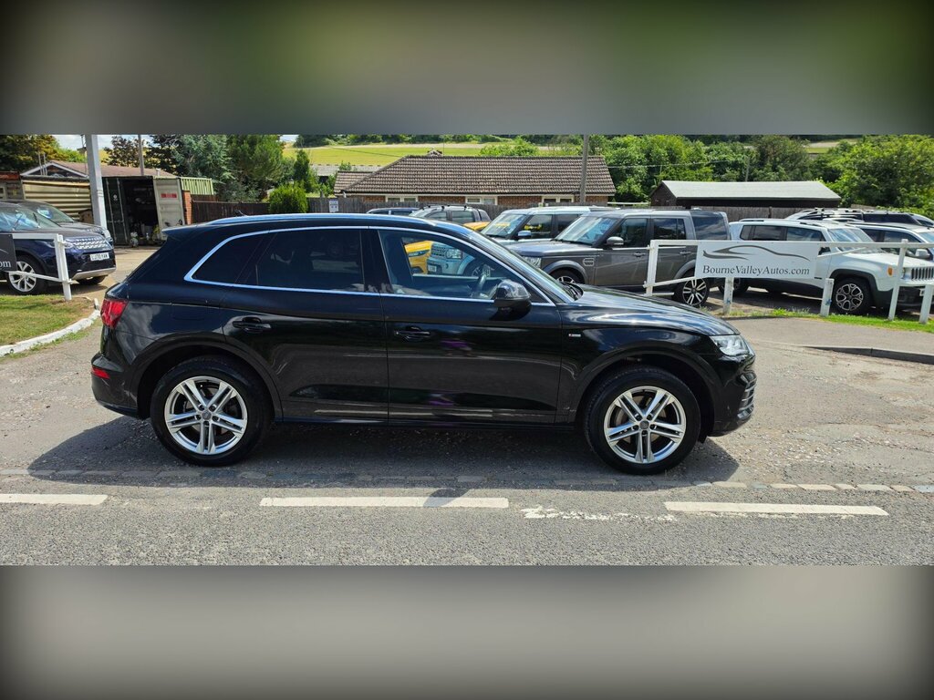 Audi Q5 2.0 Tdi S Line S Tronic Quattro Euro 6 Ss CA67ZXM Black #5
