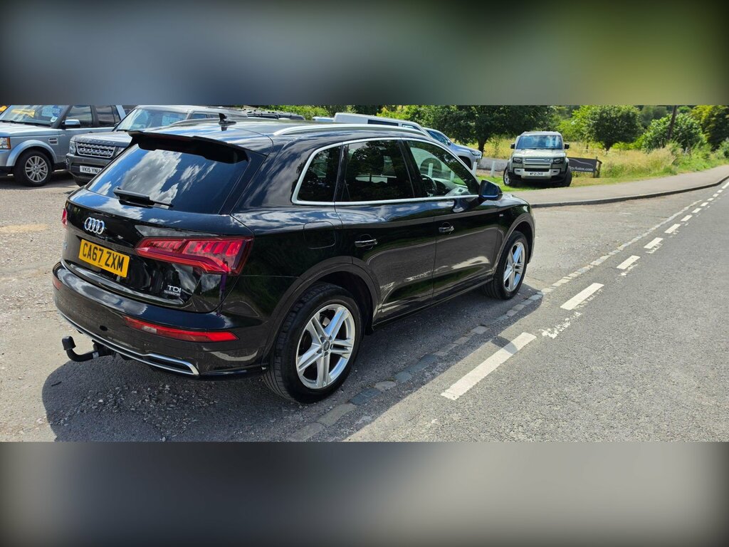 Audi Q5 2.0 Tdi S Line S Tronic Quattro Euro 6 Ss CA67ZXM Black #6