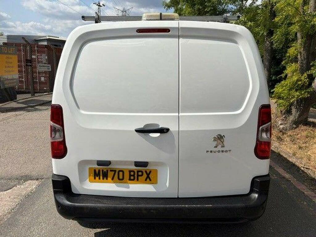 Peugeot Partner 1.5 Bluehdi 1000 Professional Standard Panel Van S White #6