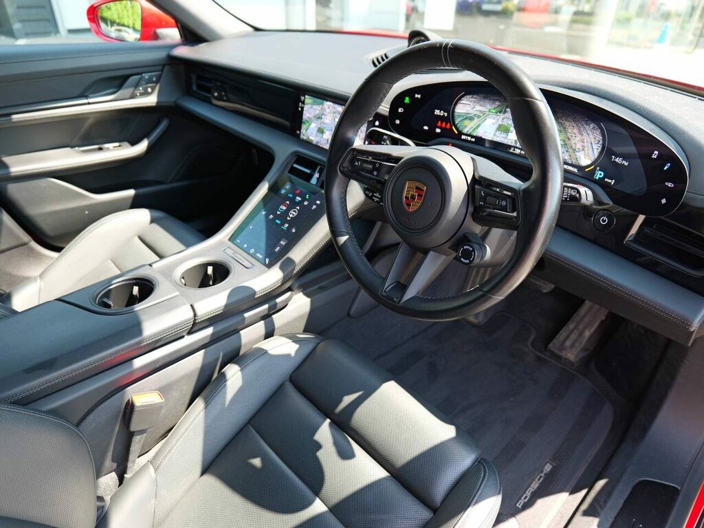 Porsche Taycan Electric LEN265 Red #5