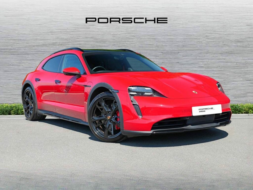 Porsche Taycan Electric Red