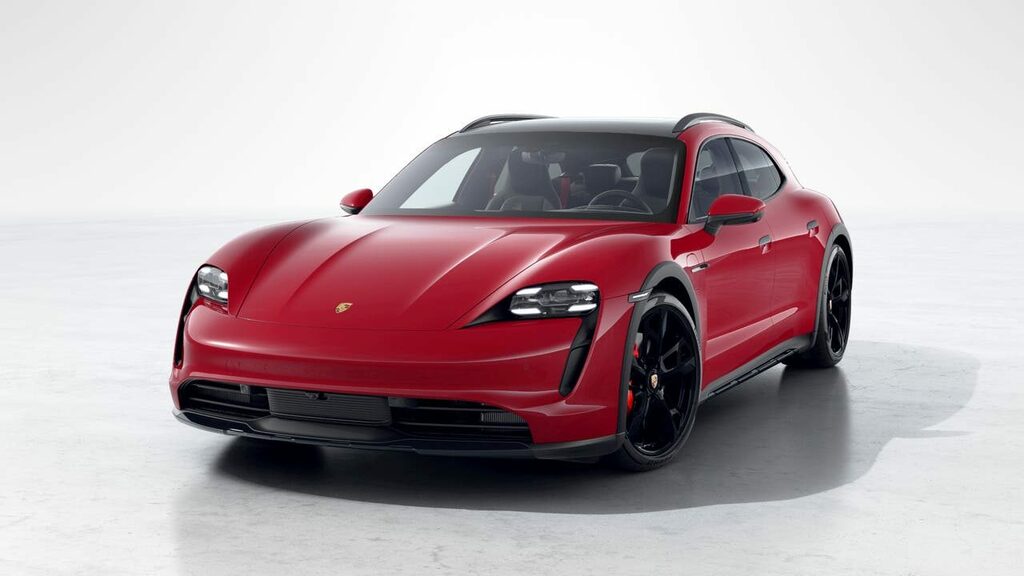 Porsche Taycan Electric Red