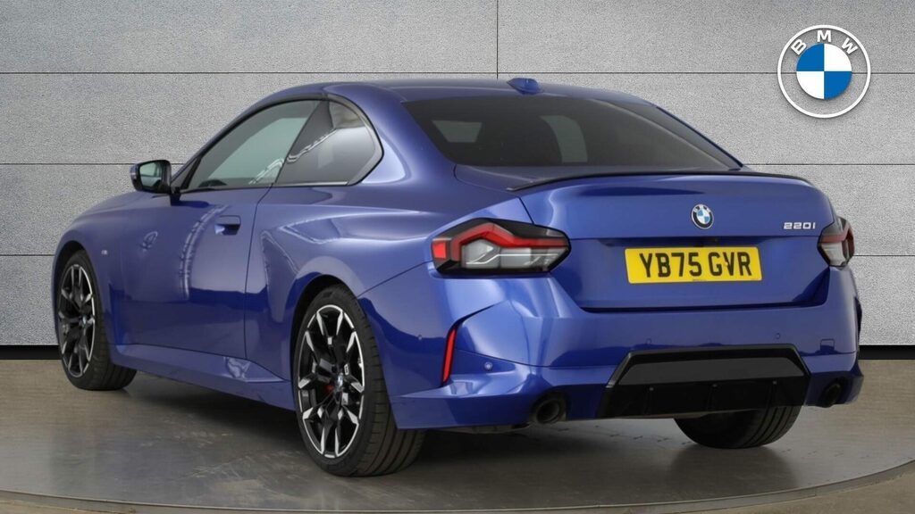BMW 2 Series Coupe YB75GVR Blue #2