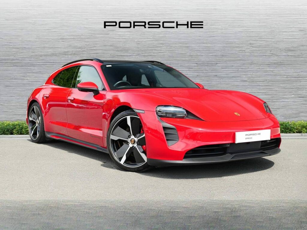 Porsche Taycan Electric Red