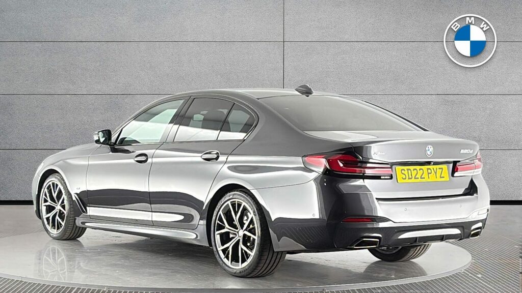 BMW 5 Series Saloon SD22PYZ Grey #2