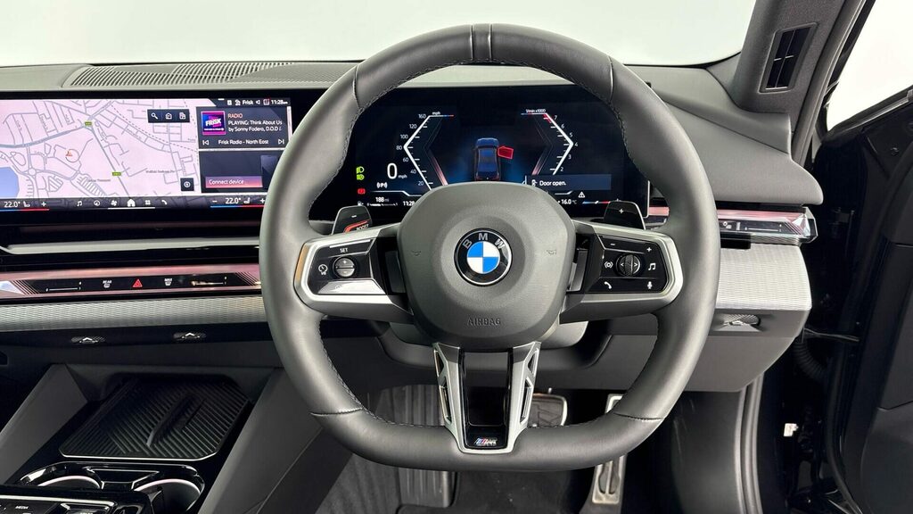 BMW 5 Series Saloon PF25OYL Blue #5
