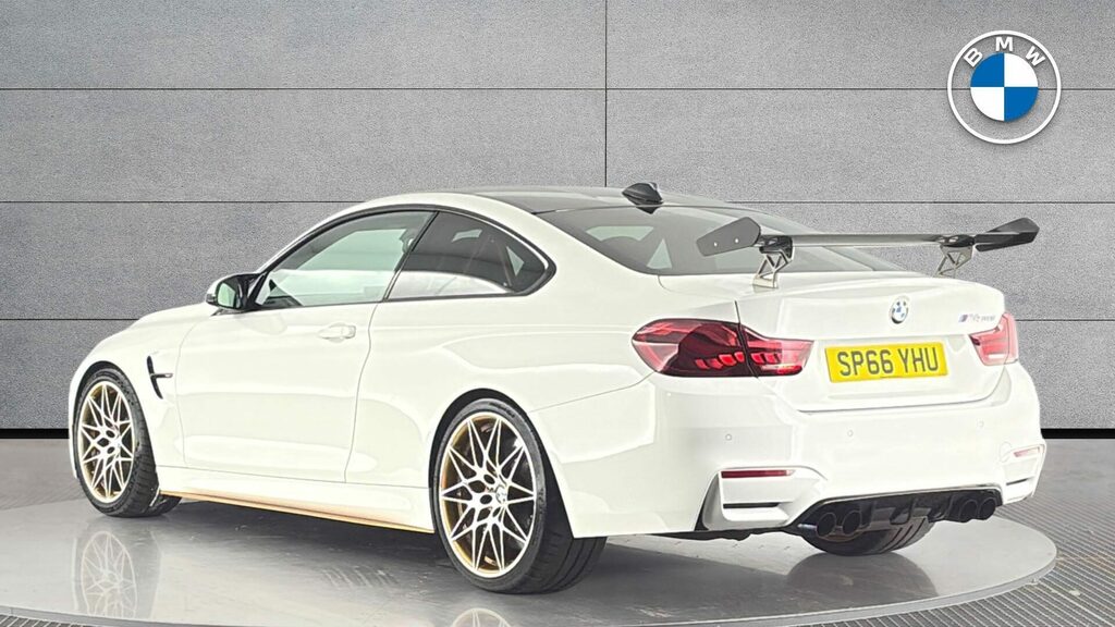 BMW M4 Coupe SP66YHU White #2