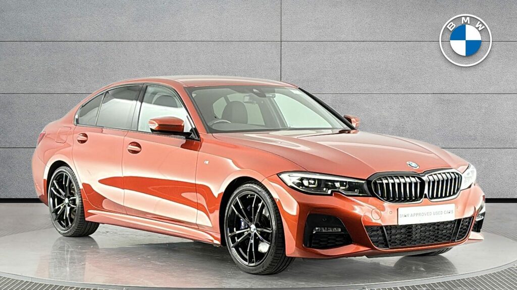 BMW 3 Series Saloon Orange