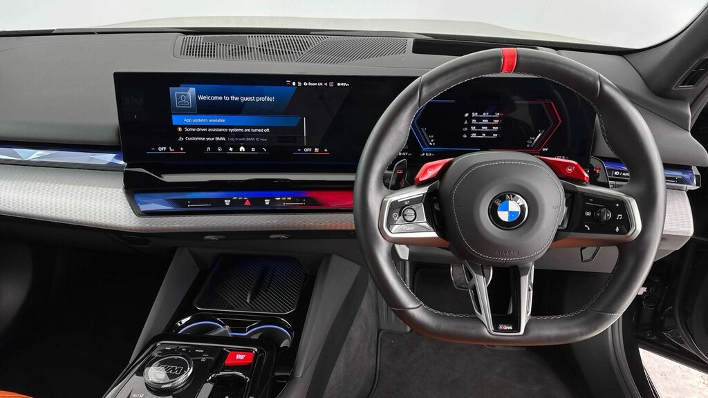 BMW M5 Estate YJ75DLC Blue #5