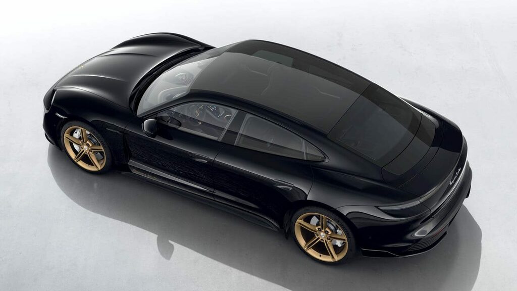 Porsche Taycan Electric Black #4
