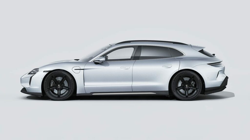 Porsche Taycan Electric Silver #2