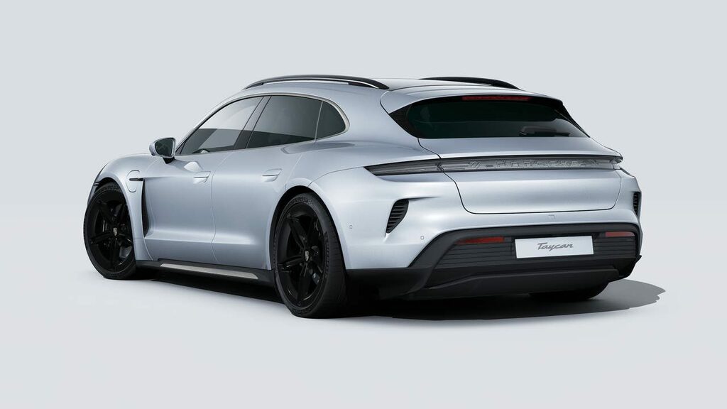 Porsche Taycan Electric Silver #3