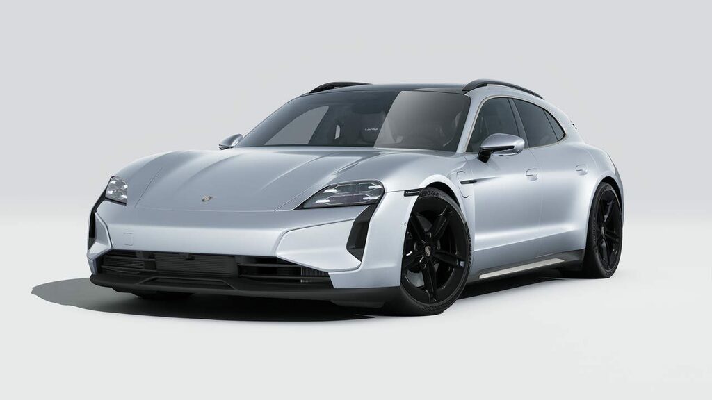 Porsche Taycan Electric Silver