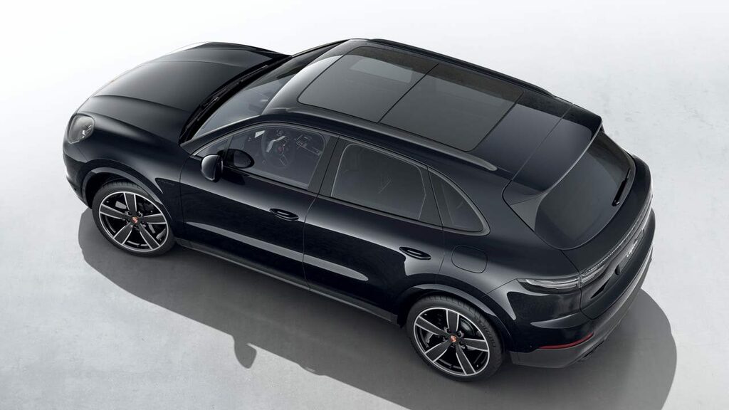 Porsche Cayenne Hybrid Black #4