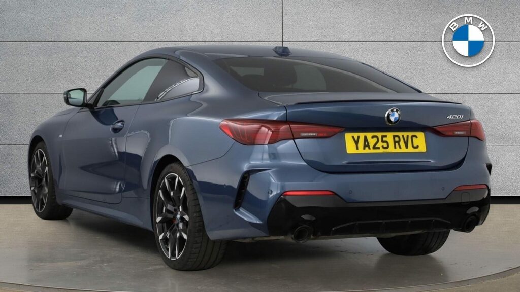 BMW 4 Series Coupe YA25RVC Blue #2