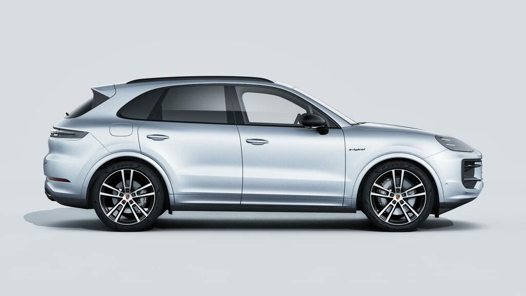 Porsche Cayenne Hybrid Silver #6