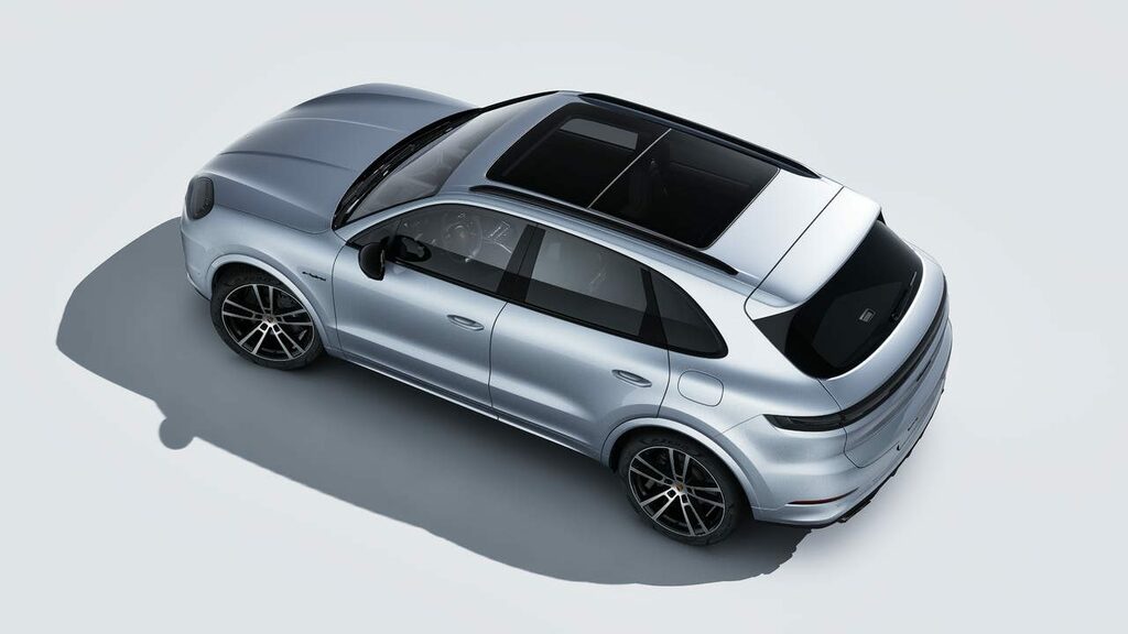 Porsche Cayenne Hybrid Silver #4