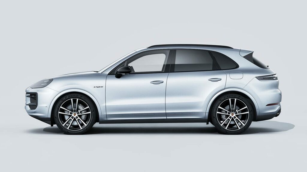 Porsche Cayenne Hybrid Silver #2