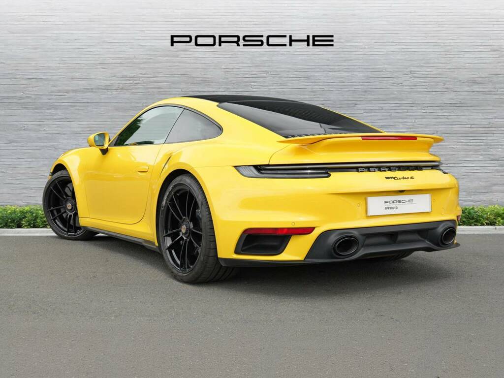 Porsche 911 Turbo S Yellow #2