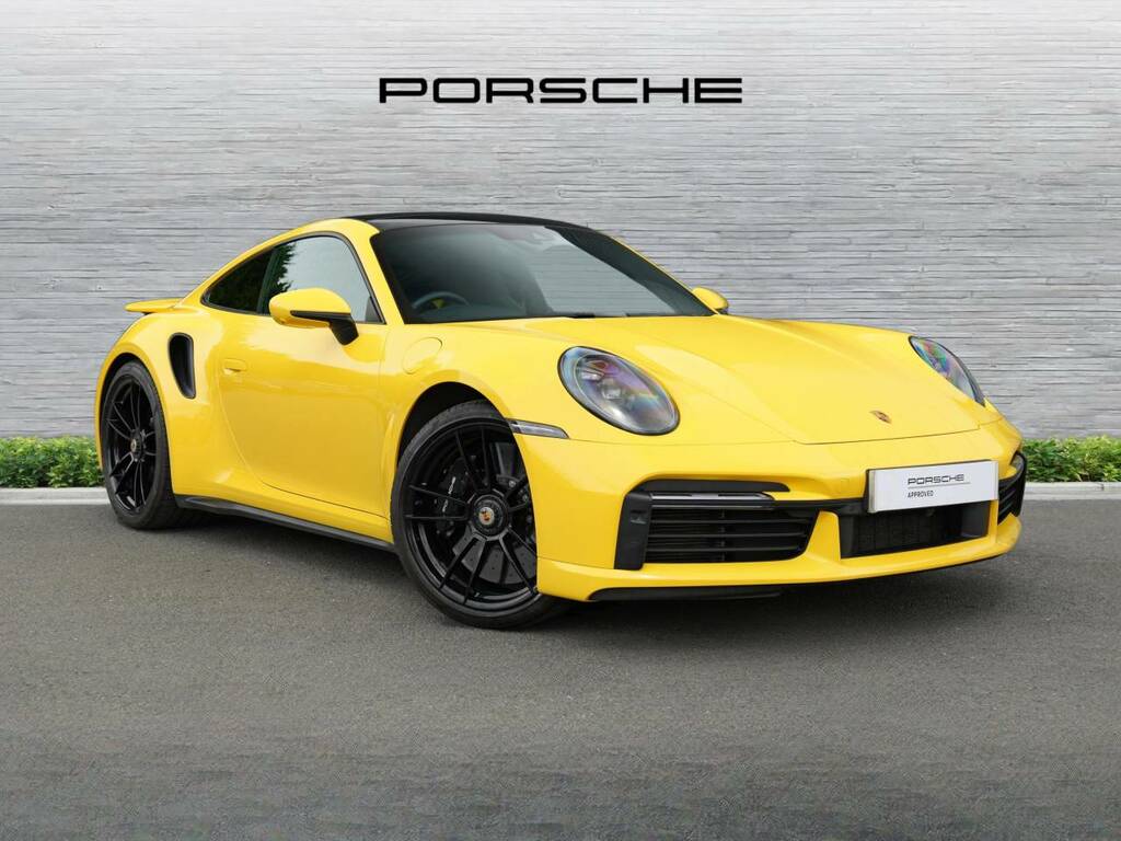 Porsche 911 Turbo S Yellow