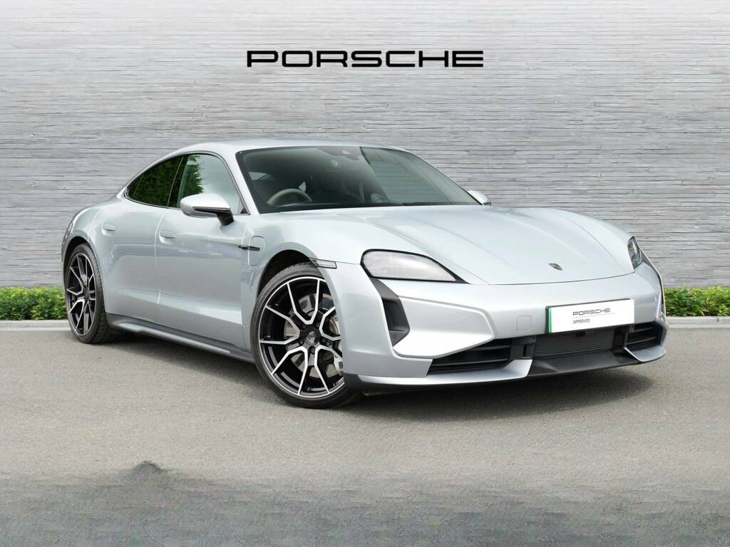 Porsche Taycan Turbo Silver