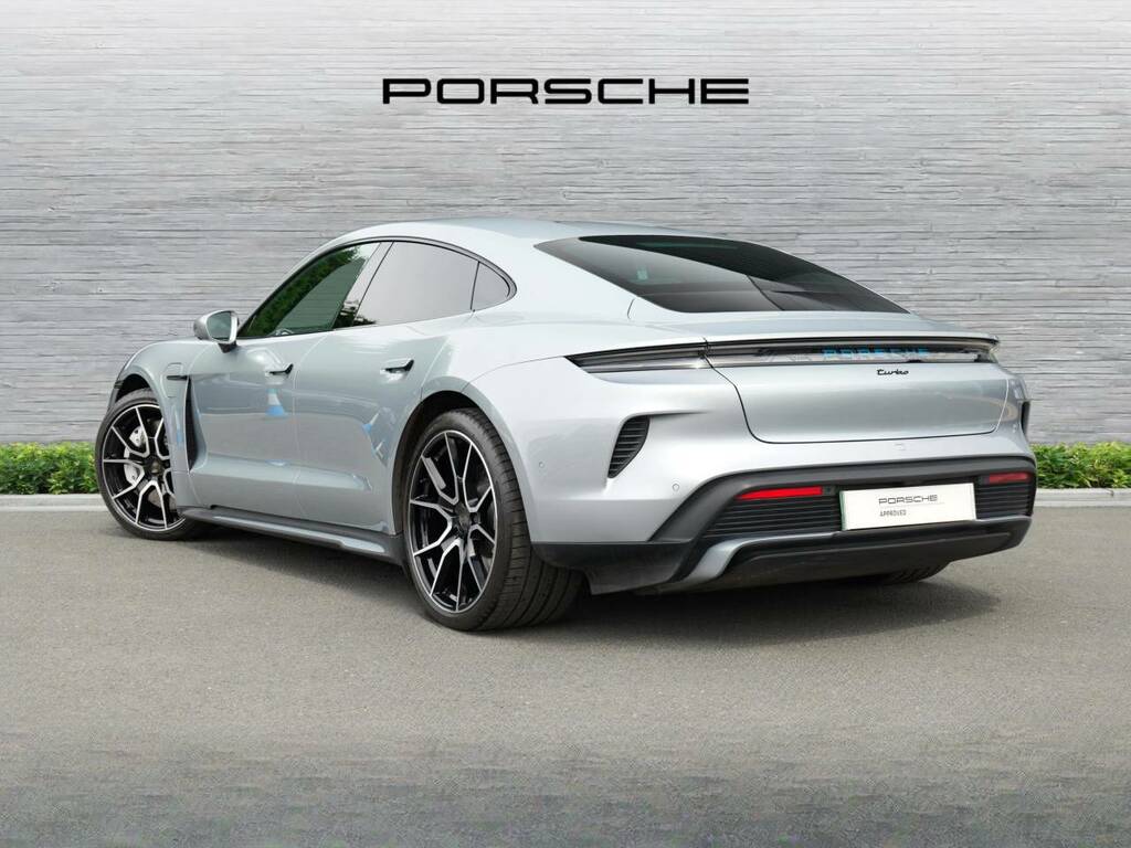Porsche Taycan Turbo Silver #3