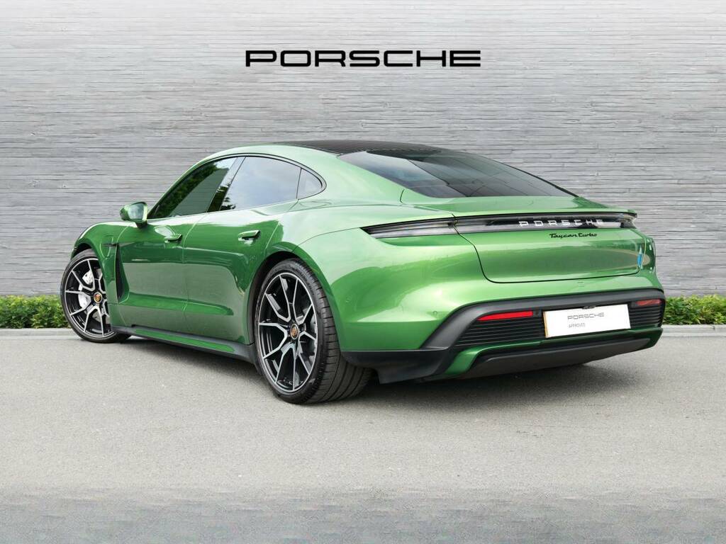 Porsche Taycan Turbo My23 Green #3